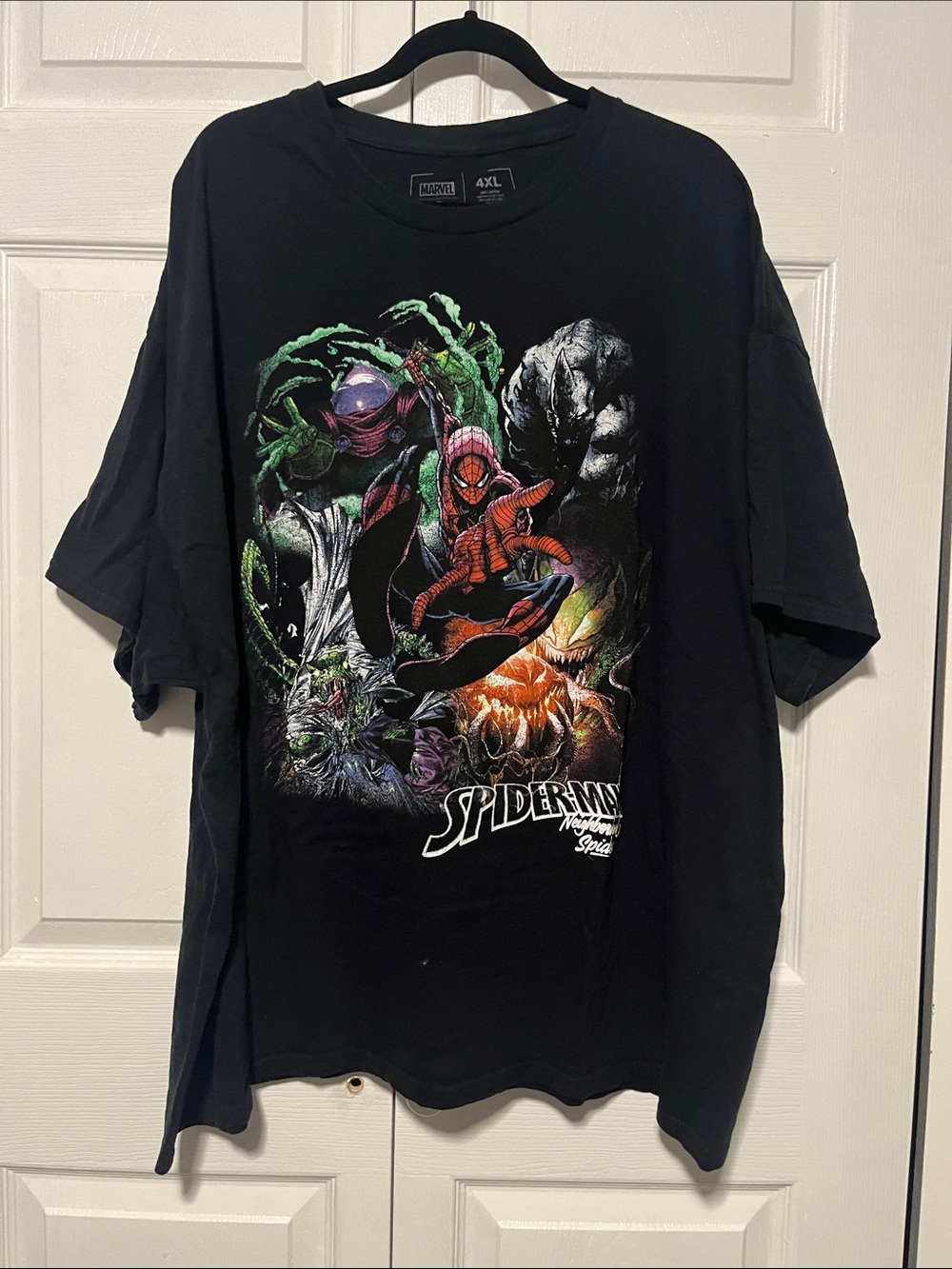 Marvel Spider-Man Graphic Tee - Black 4X